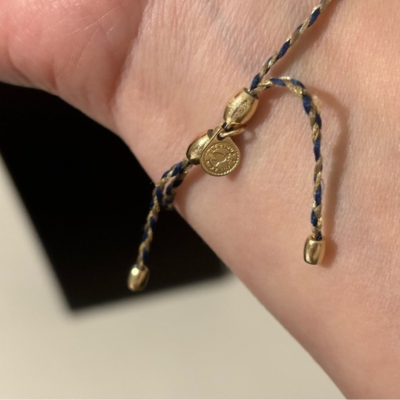 Alex and Ani precious threads sodalite adjustable bracelet 925 - Picture 12 of 12